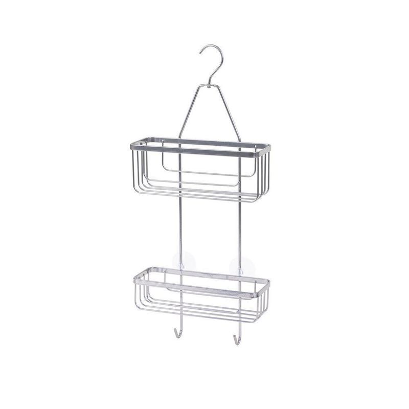 Organizador Para Baño De 2 Niveles Plateado - Sensea