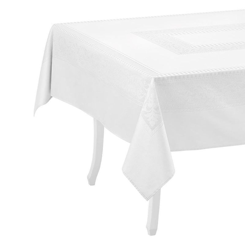Mantel Rectangular Blanco Diseño – Blancos Casa Linda