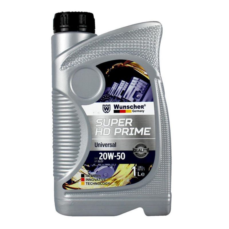 Aceite Para Auto 20W50 1 L - Wunscher