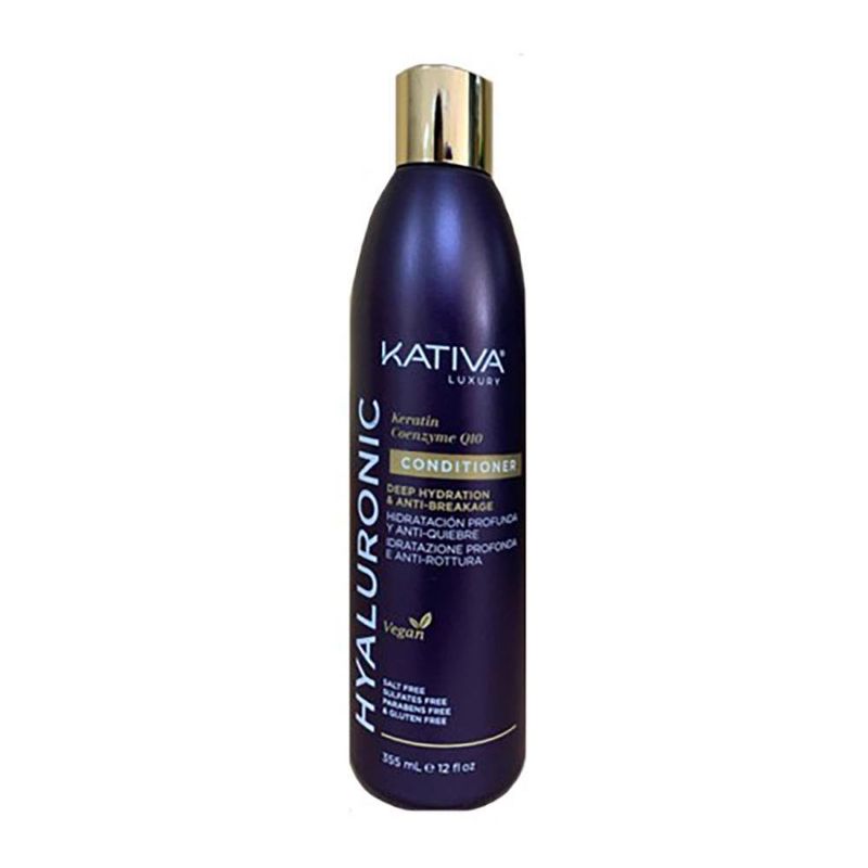 Kativa Hyaluronic Tiefenbehandlung 300 Ml – Feuchtigkeitsspendende Haarkur Vegan