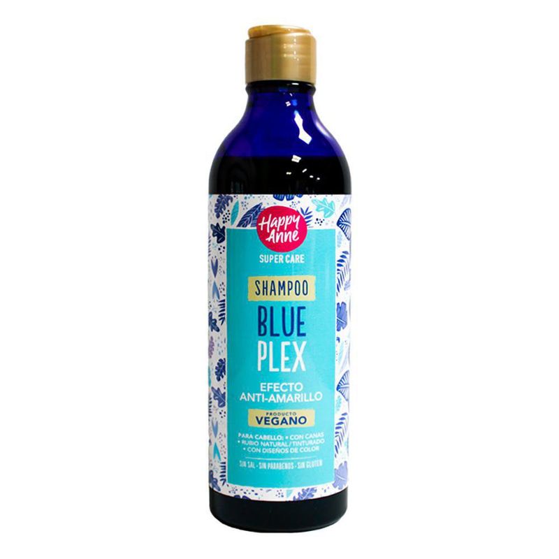 Shampoo Blue Plex Anti-Amarillo 340 Ml - Happy Anne