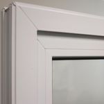 Ventana De Upvc Blanca Corrediza Con Cedazo - Vitreo Varios Tamaños