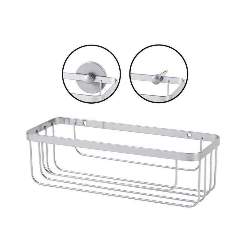 Organizador Metálico Rectangulara Para Baño Essential - Sensea