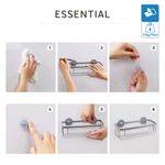 Organizador Metálico Rectangulara Para Baño Essential - Sensea