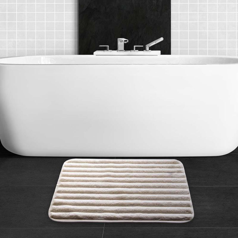 Alfombra Para Baño Líneas 40x60 Cm Colores Surtidos - Viva
