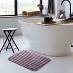 Alfombra Para Baño Líneas 40x60 Cm Colores Surtidos - Viva