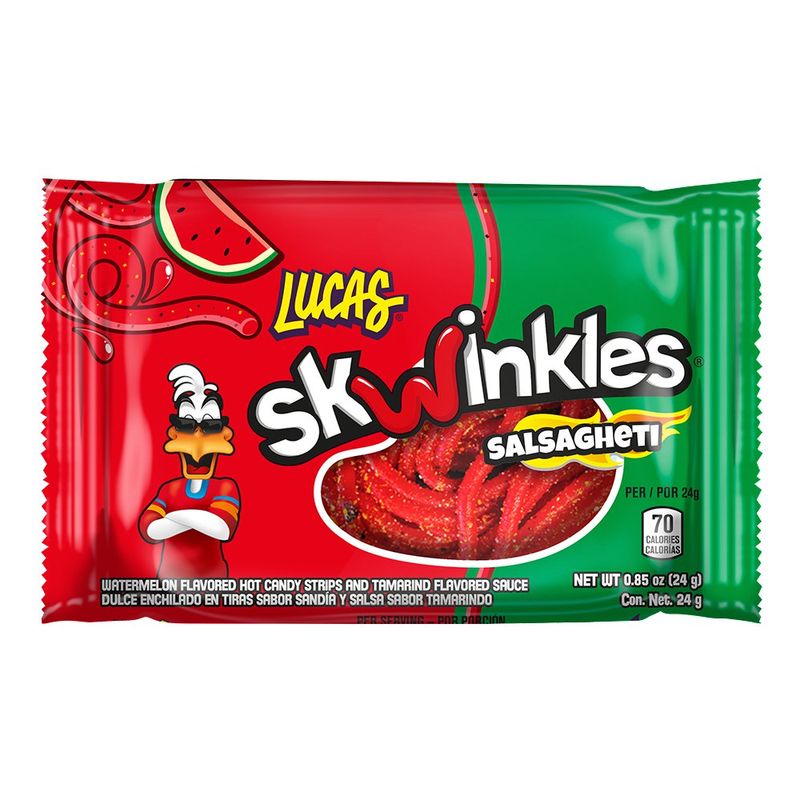 Bolsa De Dulces Skwinkles Salsagheti De 24 G - Varios Sabores