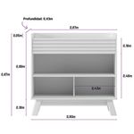 Bufetera Eris Café Y Blanco 2 P 90x43x87 Cm - Zmobili
