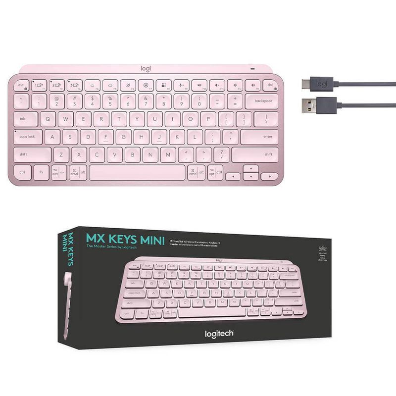 Teclado Inalámbrico Mini MX Rosado - Logitech