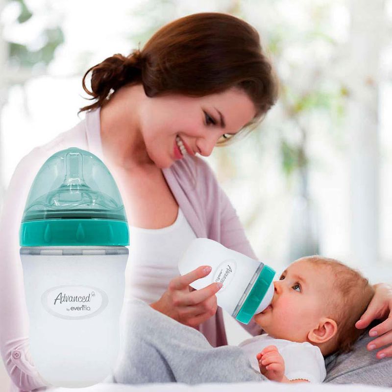 Biberón Advanced Teal 8 Oz - Evenflo