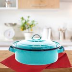 Budinera De Peltre 26 Cm Con 5 L Azul - Cinsa