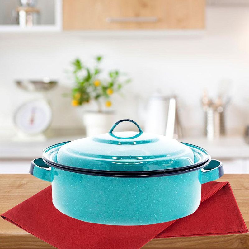 Budinera De Peltre 26 Cm Con 5 L Azul - Cinsa