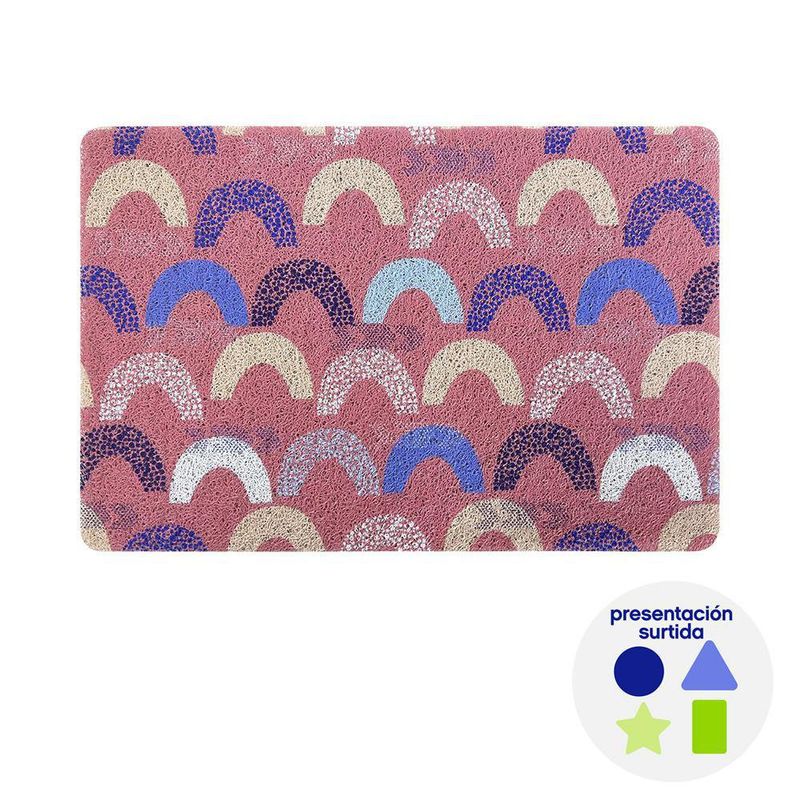 Alfombra De Entrada De Pvc 40 x 60 Cm Diseños Surtidos - Viva
