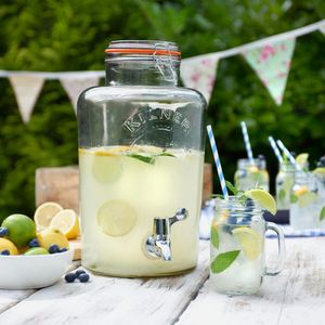 Refresquera de Vidrio Transparente