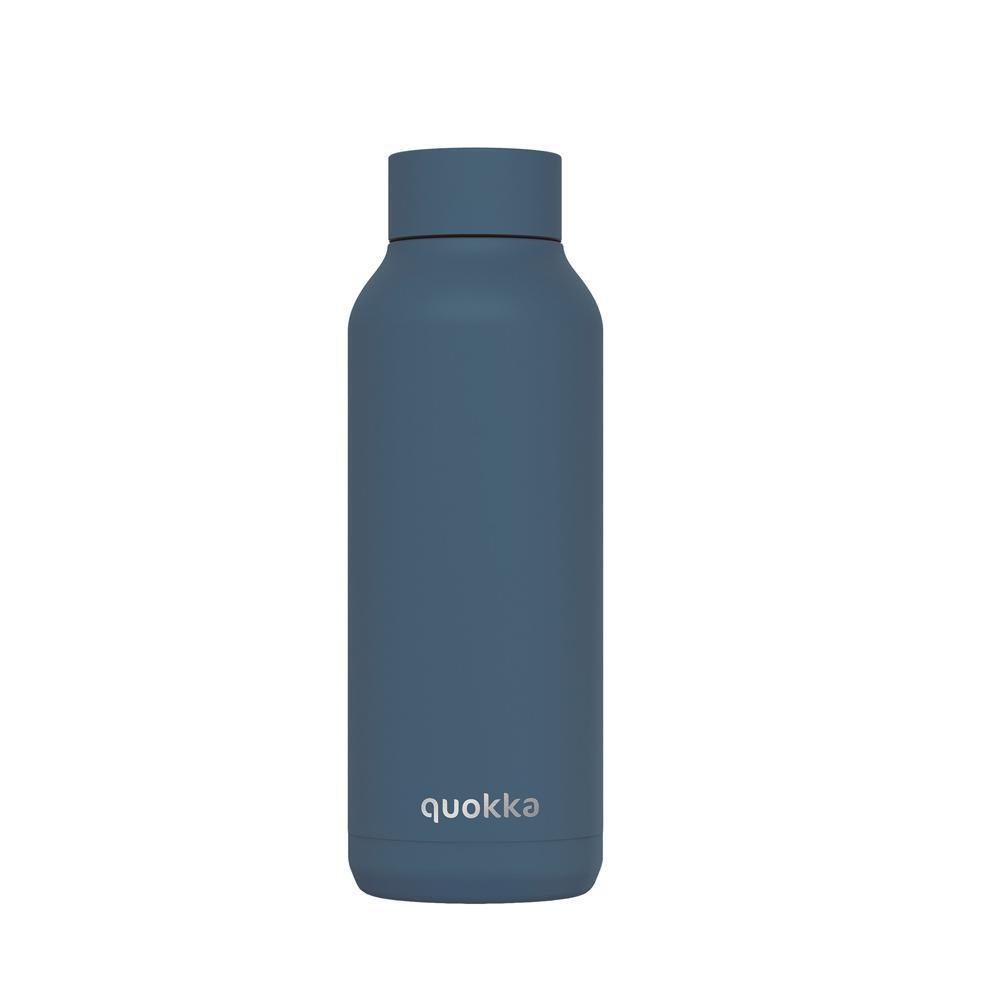 Quokka Solid White - Botella de agua reutilizable térmica Capacidad 510 ml