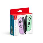 Set De Controles Joycon Morado Y Verde Pastel - Nintendo Switch