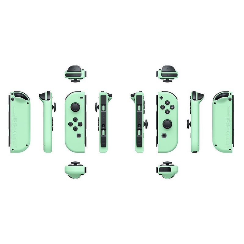 Set De Controles Joycon Morado Y Verde Pastel - Nintendo Switch