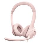 Auricular Usb Rosado Para Computadora - Logitech