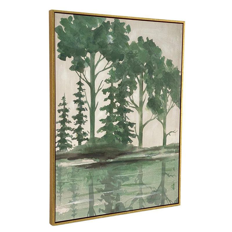 Cuadro Árboles En Lago 60x3.5x80 Cm - Concepts