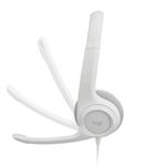 Auricular Usb Blanco Para Computadora - Logitech