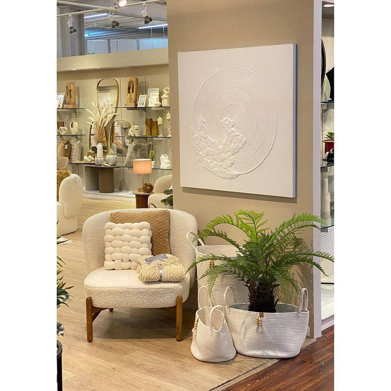 Planta Leder Con Pote 90x65x90 Cm - Concepts