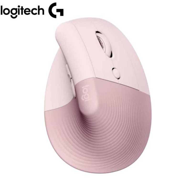 Mouse Ergonómico Vertical Rosado - Logitech