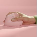 Mouse Ergonómico Vertical Rosado - Logitech