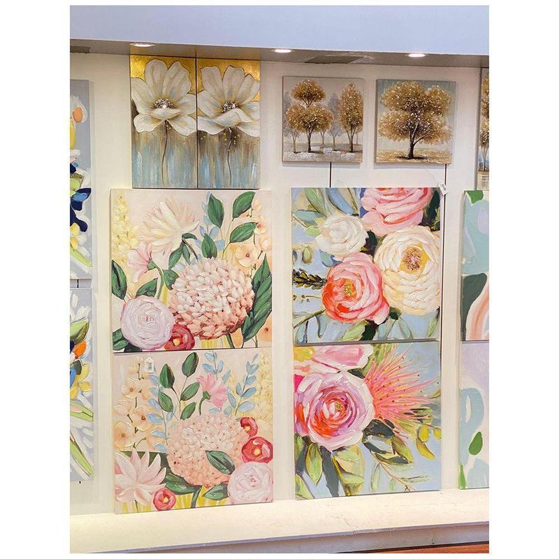 Cuadro Decorativo Rosas de 76x2.8x76 Cm Diseños Surtidos - Concepts