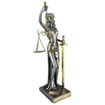 Figura Dama de la Justicia 16x15x44 Cm - Concepts