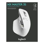 Mouse Inalámbrico Mx Master 3S Ergonómico Gris Pálido - Logitech