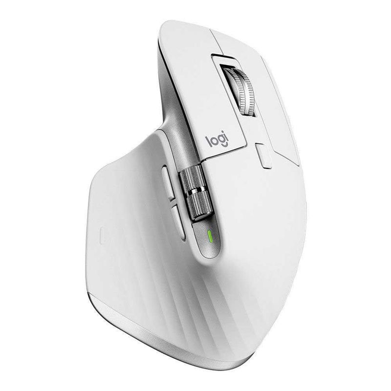 Mouse Inalámbrico Mx Master 3S Ergonómico Gris Pálido - Logitech