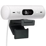 Cámara Web Full Hd Blanca Brio 500 De 1080 P - Logitech