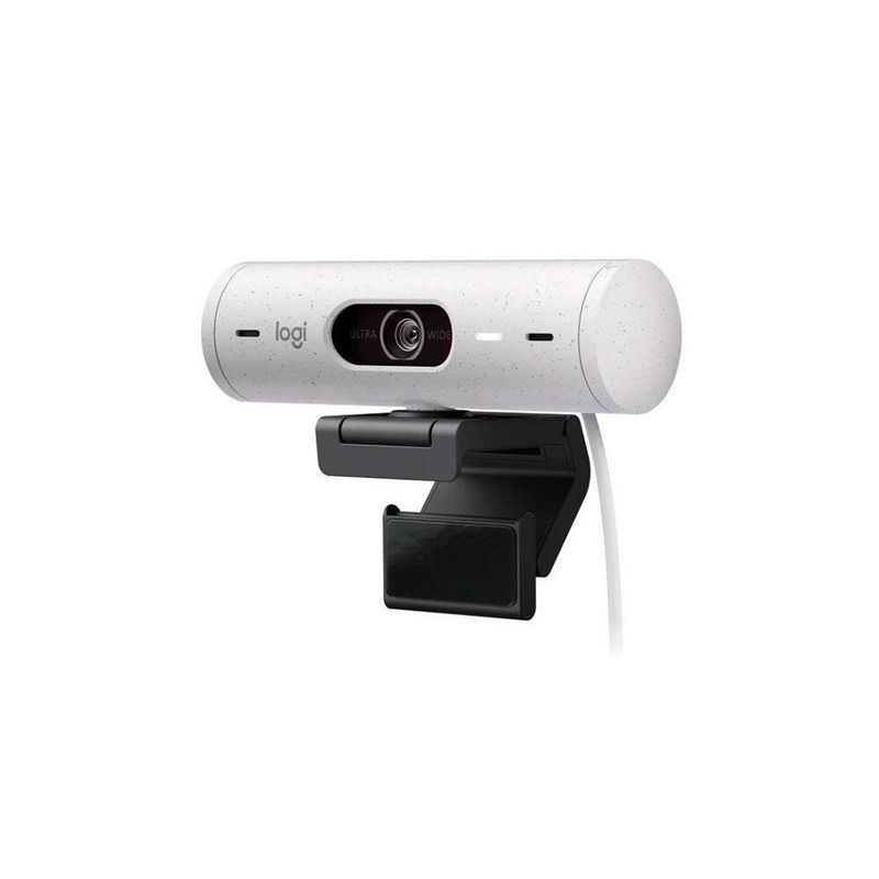 Cámara Web Full Hd Blanca Brio 500 De 1080 P - Logitech