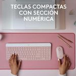 Combo Teclado Y Mouse Inalámbrico Mk470 Rosa - Logitech