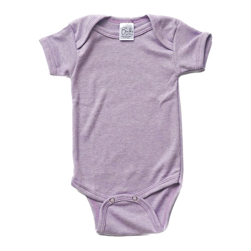 Set De 3 Bodies Manga Corta 0-3 M Colores Surtidos - Buchis