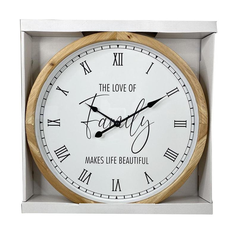 Reloj de Pared The Love Of Family 40x6x40 Cm - Concepts