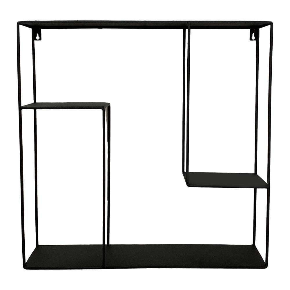 Estantes Flotantes Pequeños De Pared - 4 Piezas Semicirculares Negras Para Baño, Cocina O Dormitorio, Hechos De Hierro