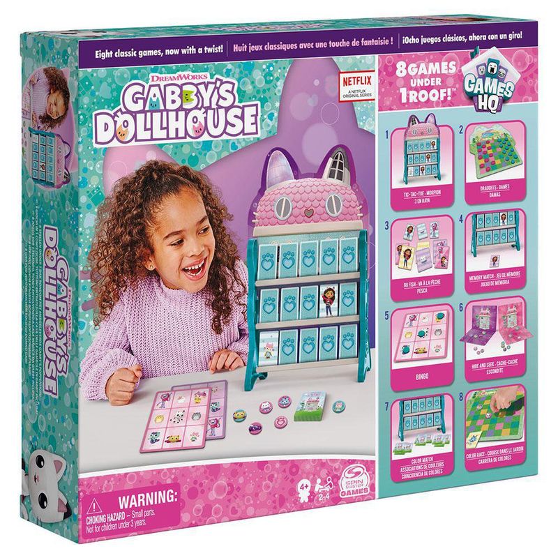 8 Games Under 1 Roof Gabby´s Dollhouse - Cardinal Kids