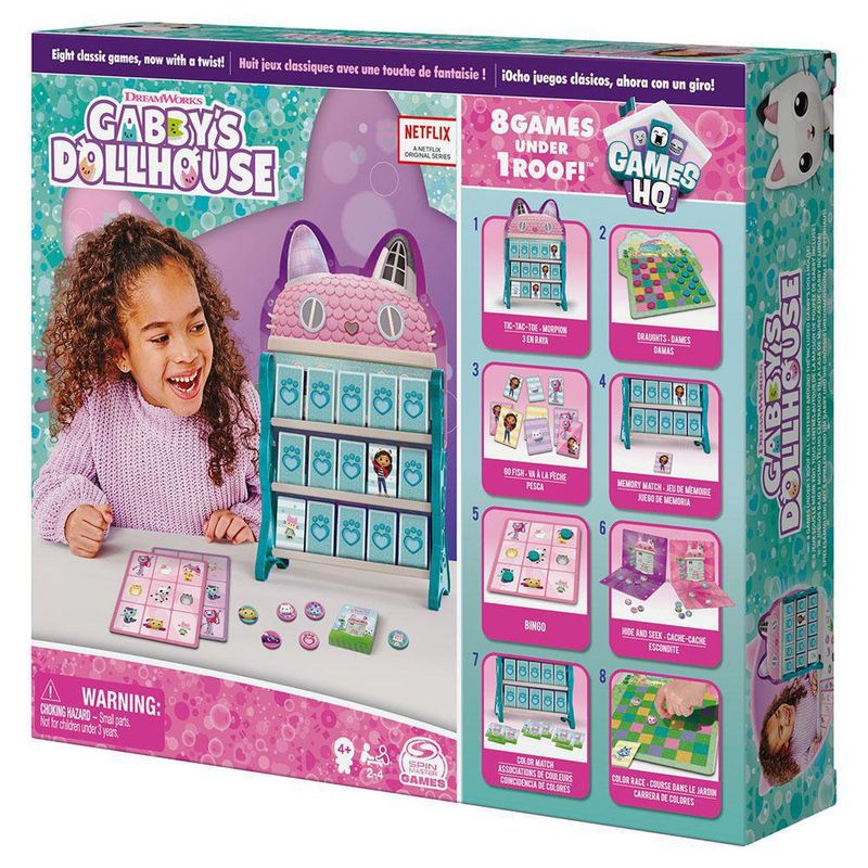 8 Games Under 1 Roof Gabby´s Dollhouse - Cardinal Kids