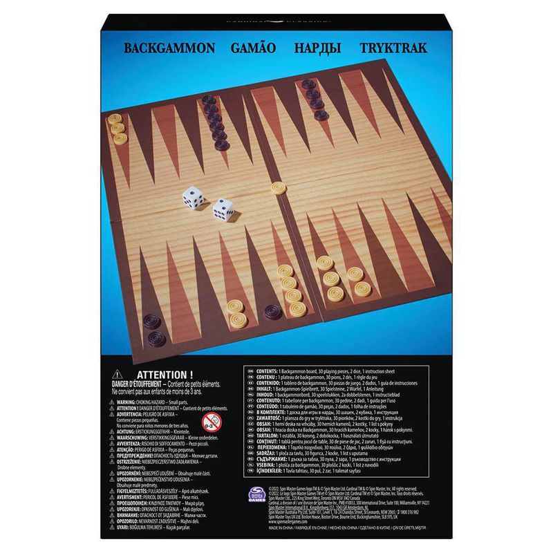 Backgammon Clásicos - Cardinal