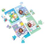 Set De 4 Rompecabezas Gabby´s Dollhouse De Madera - Cardinal Kids