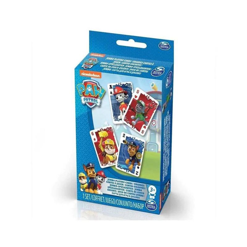 Juego De Cartas Paw Patrol Jumbo - Cardinal Kids