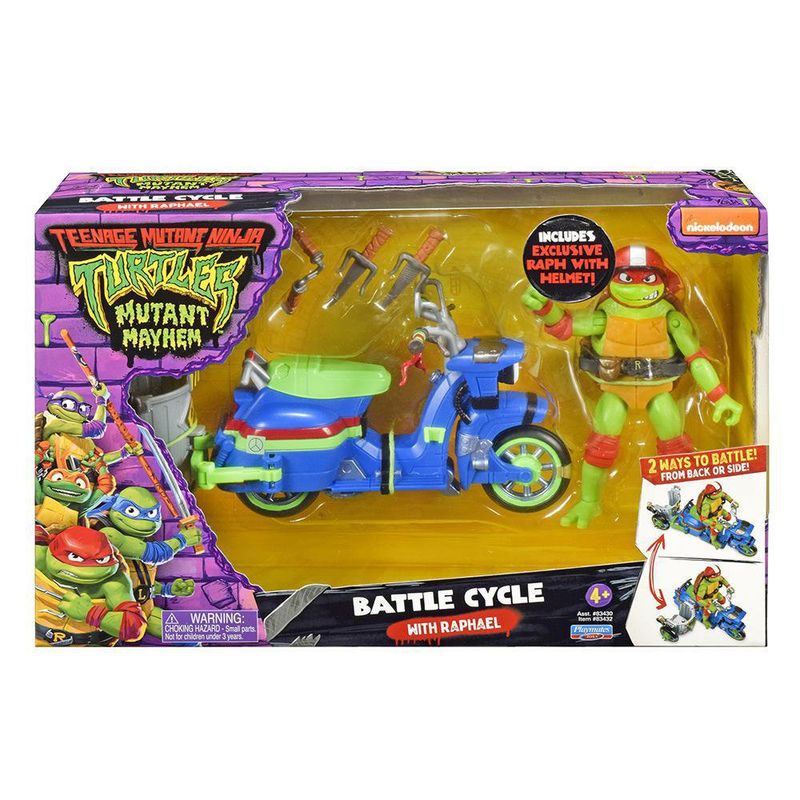 Vehículo Con Figura TMNT Movie Diseños Surtidos - Tortugas Ninja