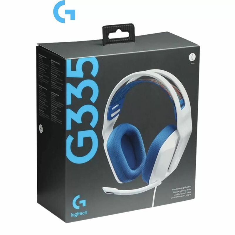 Audífonos Con Micrófono Para Juegos Blanco G335 - Logitech