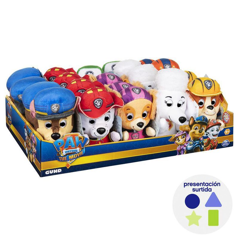 Paw Patrol Peluche - 15 cm - Film 2 - Décombres