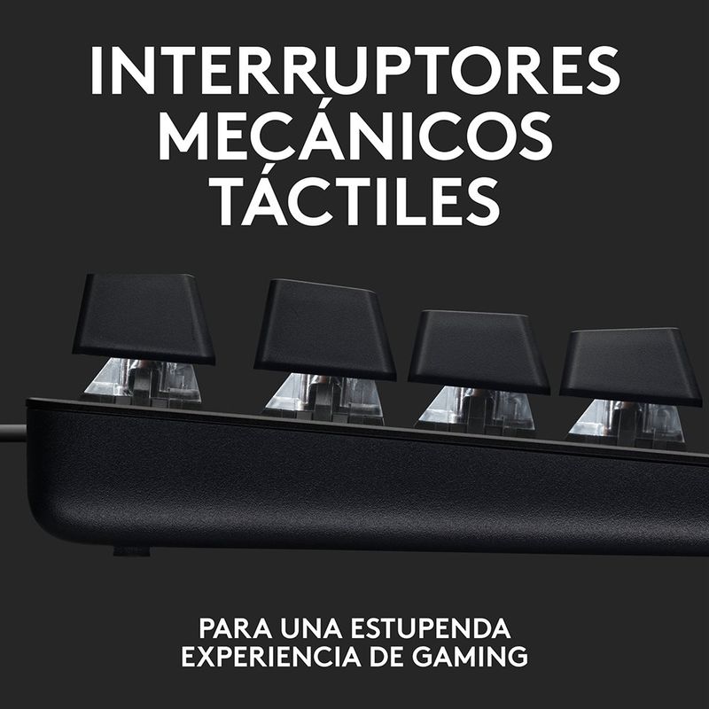 Teclado Mecánico Negro Para Juegos G413 SE - Logitech