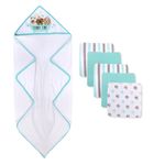 Set De Toalla De Baño Y Paños Diseño Perritos - Baby Essentials