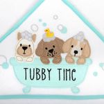 Set De Toalla De Baño Y Paños Diseño Perritos - Baby Essentials