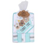 Set De Toalla De Baño Y Paños Diseño Perritos - Baby Essentials