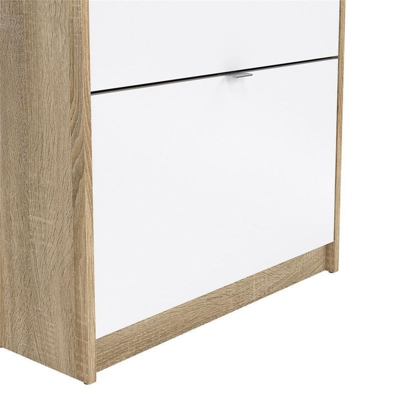 Zapatera-Roble-Blanco-Brillante-4-Puertas